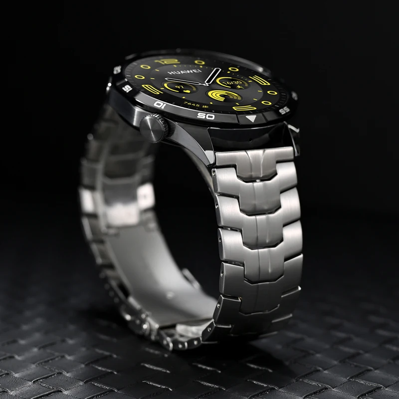 22mm Stainless Steel Band For Garmin Vivoactive 4 Venu 3 2 Forerunner 745 965 255 265Music Metal Strap Xiaomi Watch S3 S2 S1 Pro