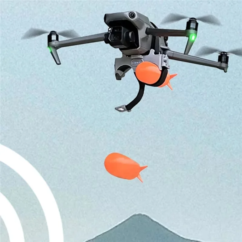 JABS-Double Thrower Drone Light Индукционная спасательная доставка Неограниченное количество расстояний для DJI Air3/Air2 2S