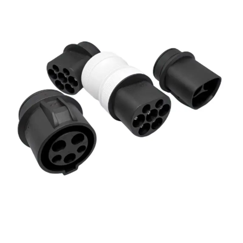 A85E-Smart EV Charge Adapter Kit(1 Kit= 3 Units) For Tesla Type2 Type1 Chargers For BYD EV3 EV6 EV9 Geely EX2 Type2 Type1 GBT