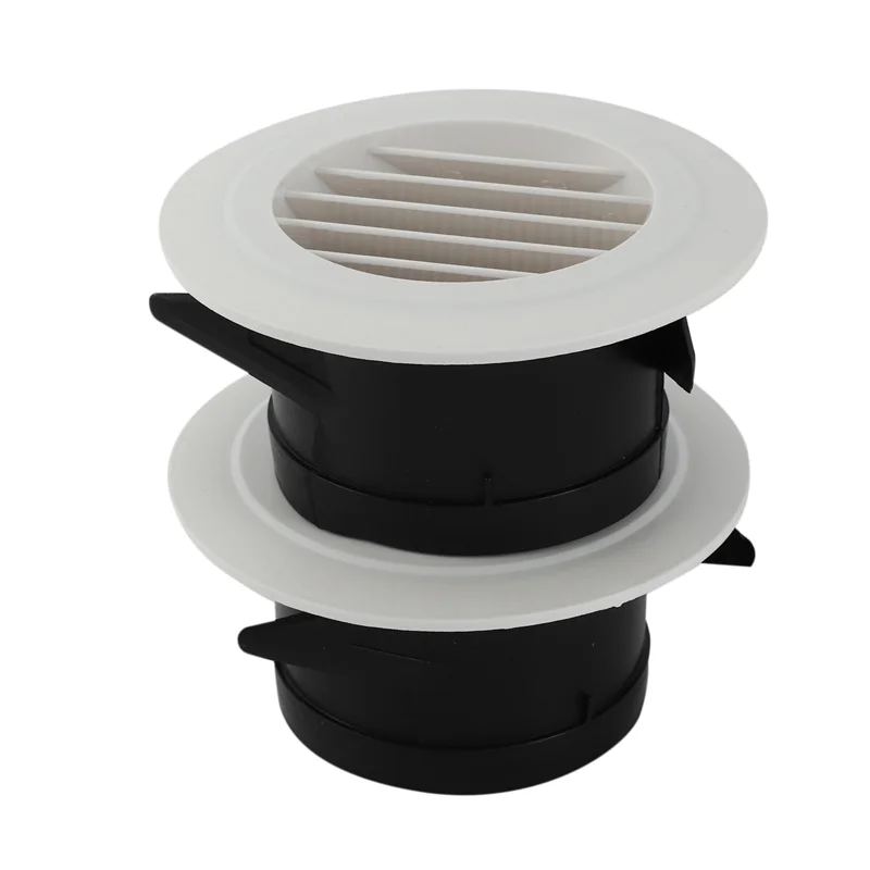 

ABAH-6 Pieces 4 Inch Air Vent Louver, Air Grill Cover With Built-In A Fly Screen For Bathroom Office Home