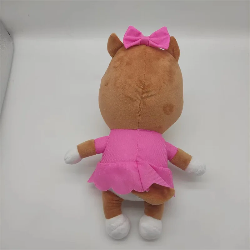 30cm Anime Wolfoo familia juguetes de peluche dibujos animados Plushie Lucy muñecos de peluche suaves juguete para niños niñas regalos para fanáticos