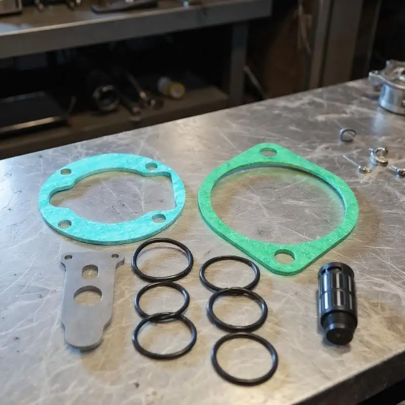 1Set PCP Air Compressor Seal Kit 30MPa 4500PSI, Paper Gasket O-Ring for Single Cylinder Repair
