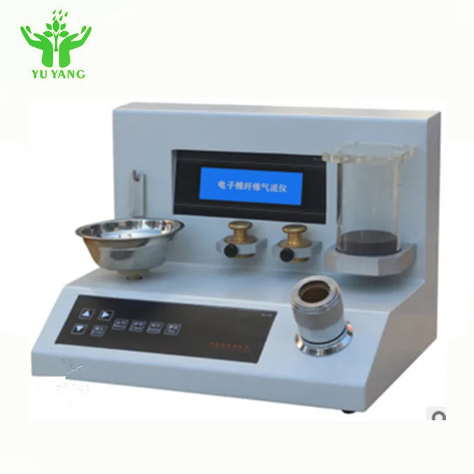 Micronaire Value Tester Cotton Fiber Airflow Tester Electronic Textile Testing Equipment