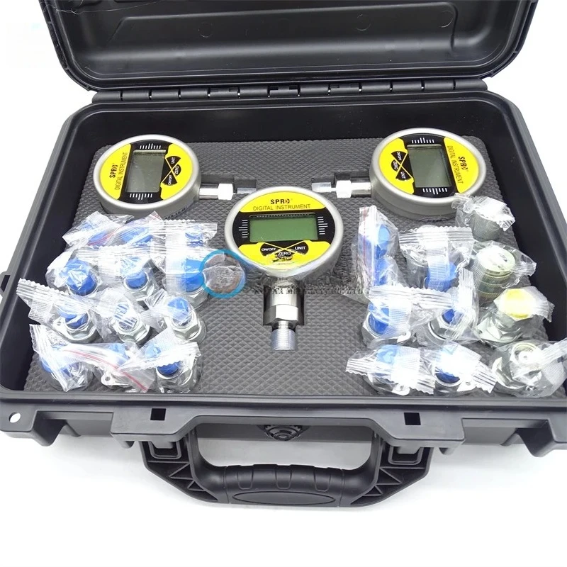 Golden Supplier in China Digital Hydraulic Pressure Gauges Excavator Hydraulic Pressure Test Gauges Hydraulic Pressure Test Kit