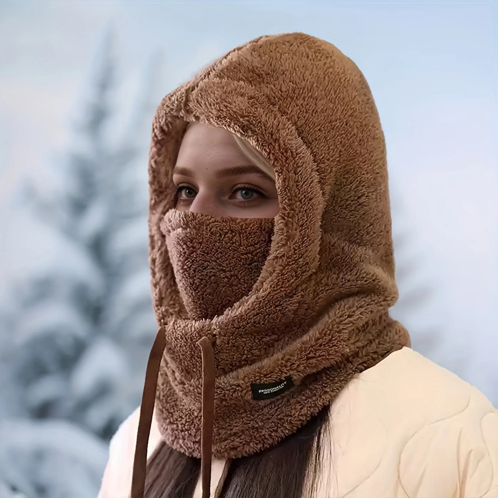 À prova de vento térmico esqui com capuz pescoço mais quente para o inverno ciclismo snowboard esqui equitação caminhadas confortável veludo headwears 2025