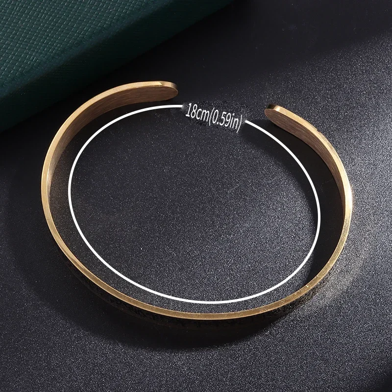 Ayatul Kursi Stainless Steel Bracelet Islamic Muslim Quran Verse Cuff Bracelet for Men Women Ramadhan Festival Jewelry Gift