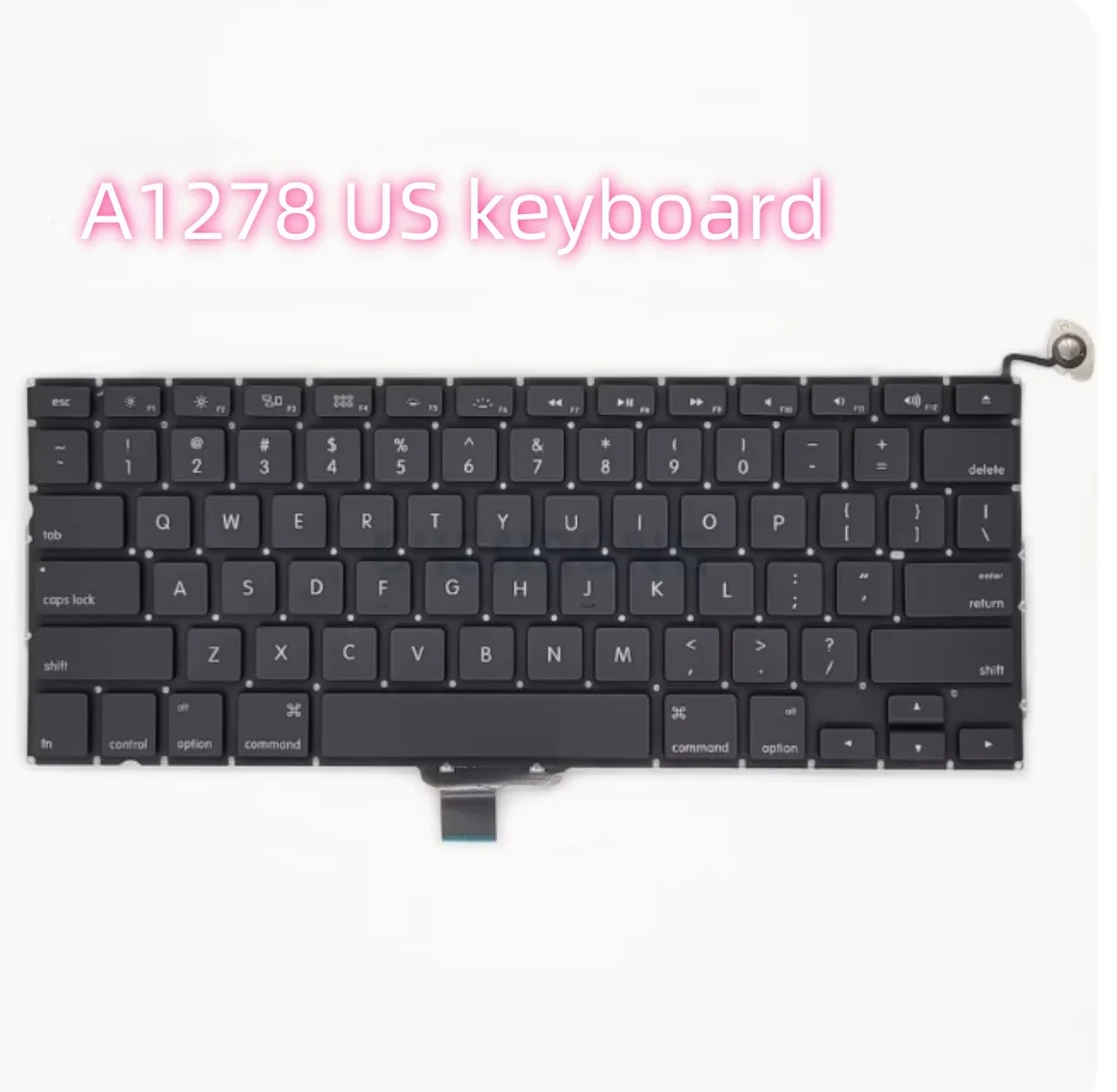 US UK French Spain A1278 Keyboard For Macbook Pro laptop 13