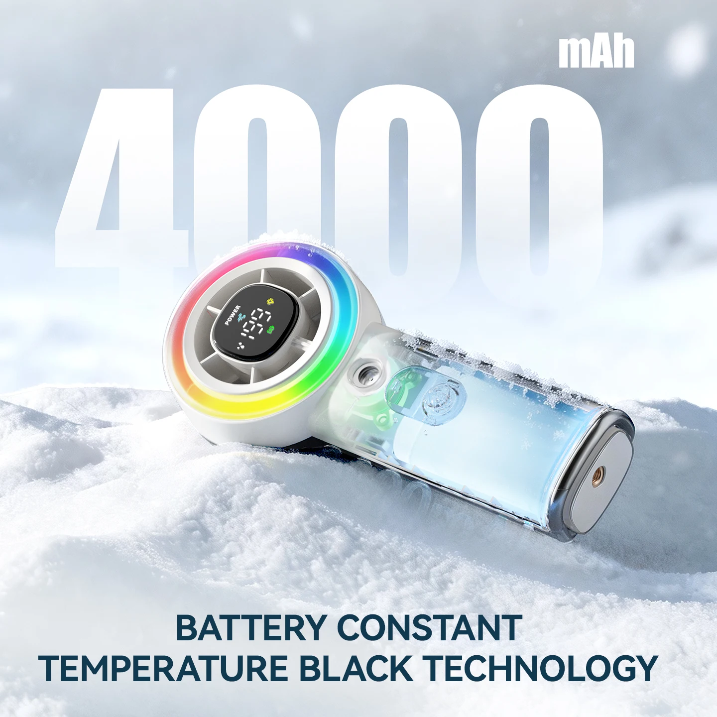 Handheld Fan with Mist Spray Cooling Portable Fan 4000mAh Battery 30ml Water Tank Personal Mini Fan for Camping Journey Travel view 4