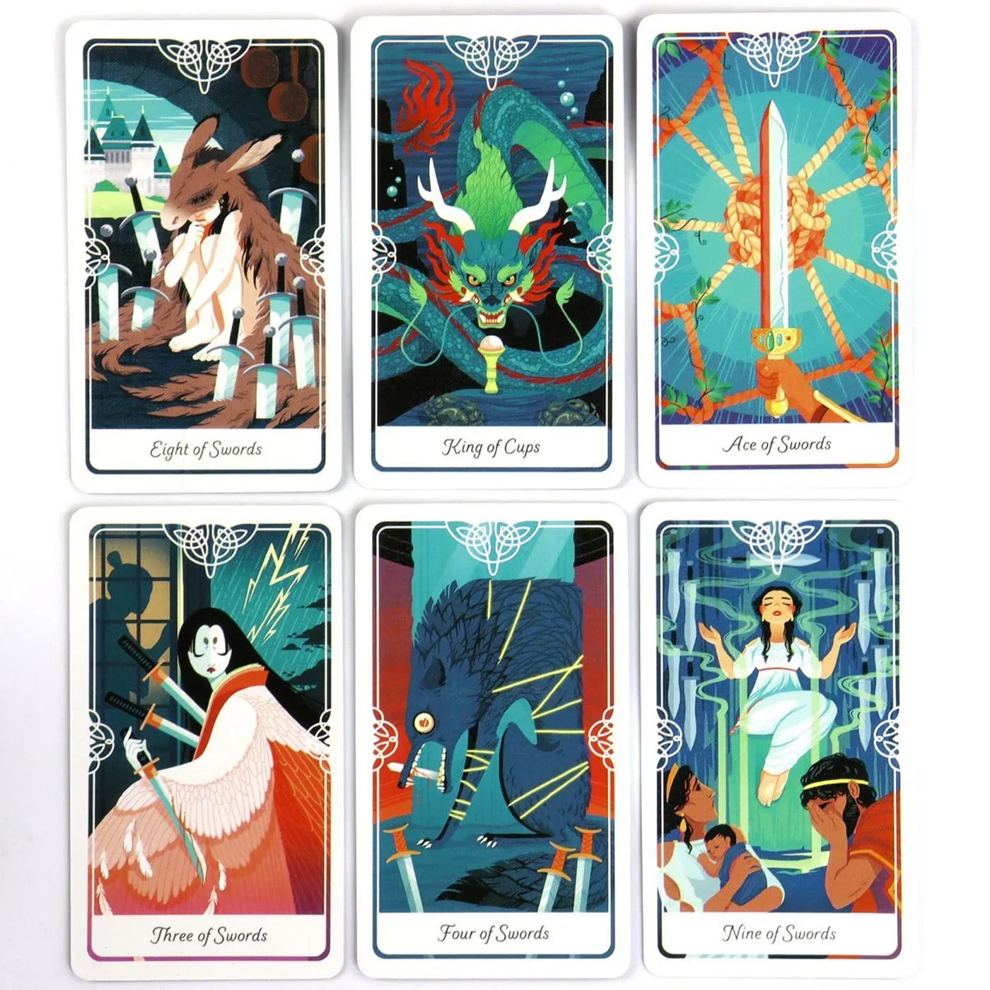 1Pcs Tarot Of The Divine Cards A 78 Deck Oracle English Visions Divination Edition Borad Playing Games