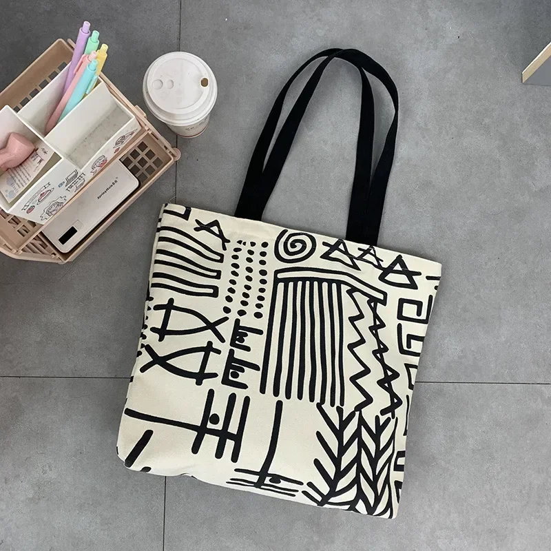 Women Tote Bags Handbag Ladies Casual Shoulder Big Capacity Female Crossbody Bags Canvas Shopper Bag Girl Messenger Bag