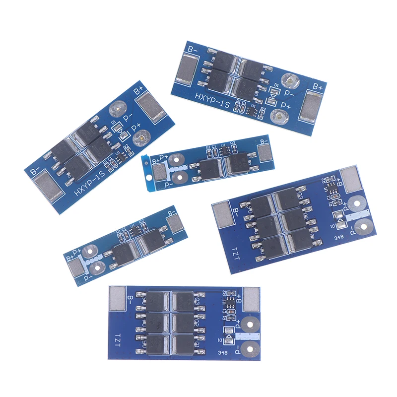 لوح حماية بطارية الليثيوم BMS 1S 12A 16A 24A 3.7V LiFePO4 18650 4.2V شحن الجهد/دائرة قصيرة/المنع الشحن الزائد #4