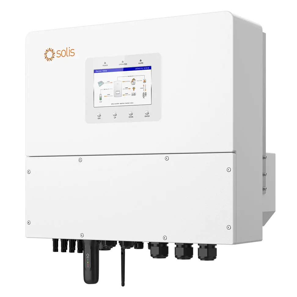 Solis S6 S6-EH3P12K-H S6-EH3P15K-H S6-EH3P20K-H 12KW 15KW 20KW Alto Volt ge Três Ph se Solis 12K 15K 20K Sol r Inversor Híbrido