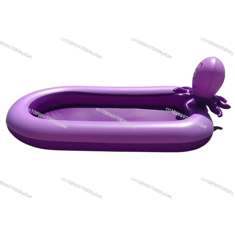 Spaceship Inflatable Fountain Splash Pad Kids Water Play Pool Outdoor Backyard Summer Birthday Party Game Equipment