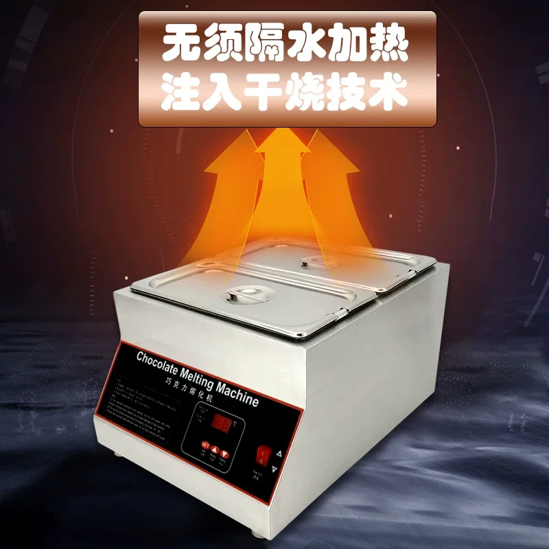 Chocolate MeltIing Machine Commercial Chocolate Melting Oven Stainless Steel Melting Furnace