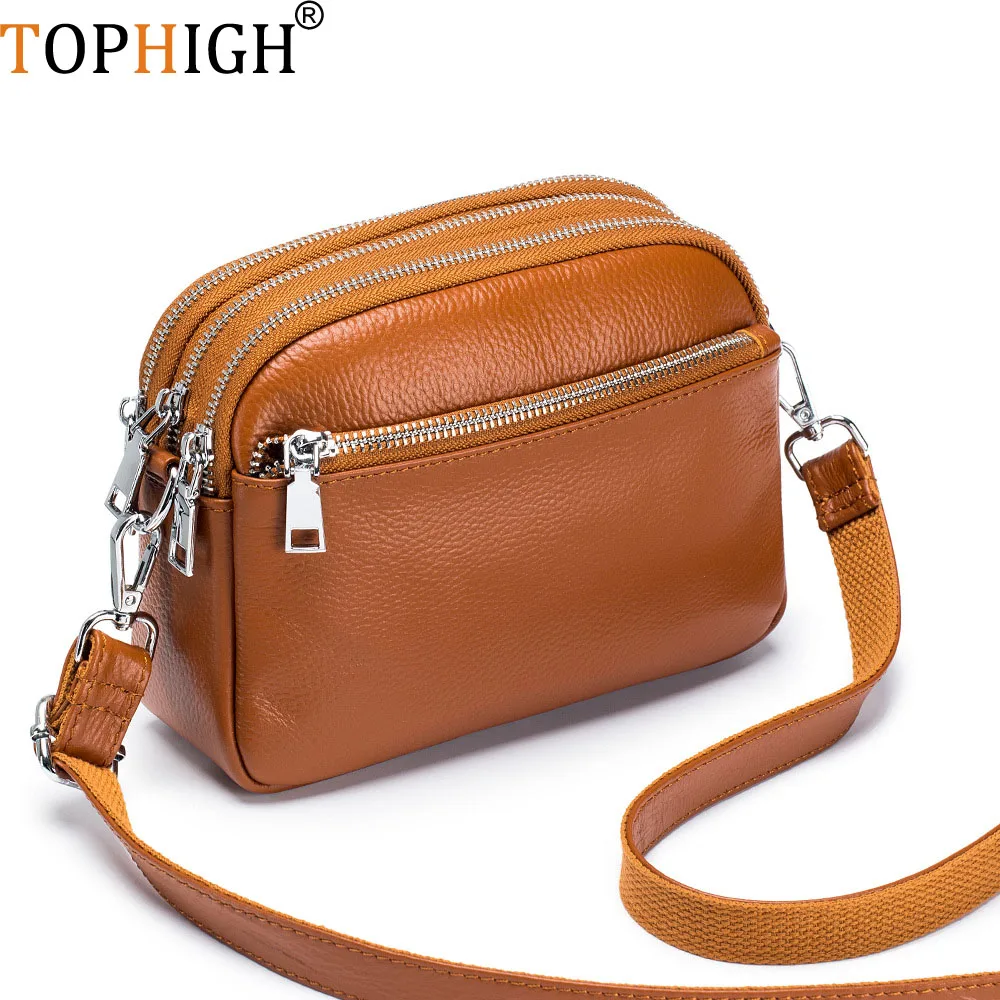 TOPHIGH Multifunctional Solid Color Shoulder Bag For Women Business Crossbody Purse Luxury Designer Storage Bag Satchel Handbag