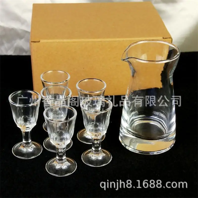 Barware Glass White Wine Glass Wine Dispenser Set Small Wine Glass Maotai Glass Wine Set Wine Jug Glass of Wine Bar Sets