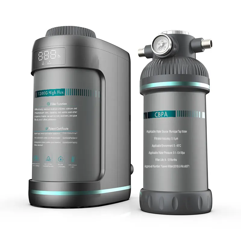 Nobana Wholesale Electric Self-Cleaning 1200GPD Customizable Under Sink RO Water Purifier For Household & Hotel Use