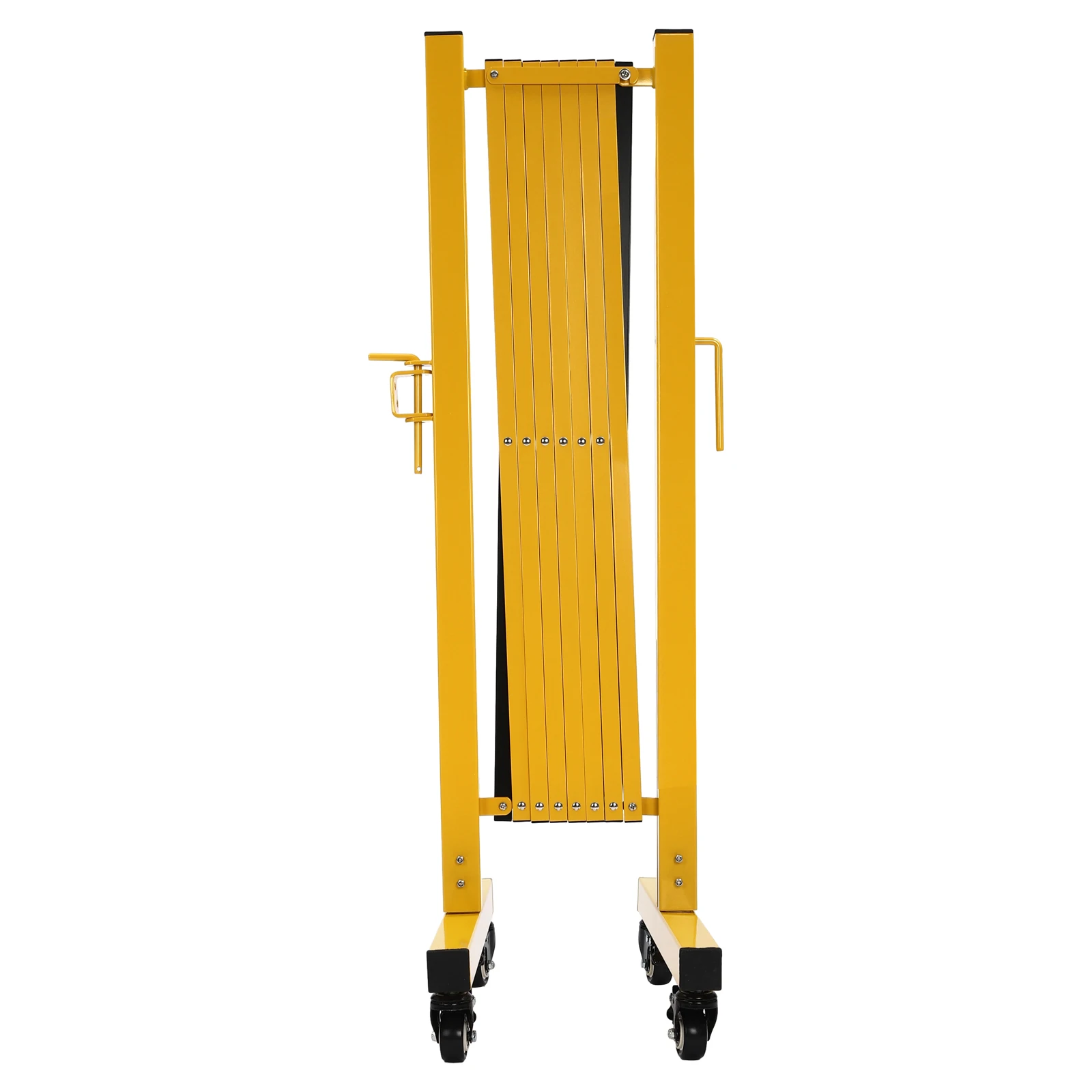 11.5*3.3ft Mobile Barrier Gate, Adjustable Traffic Fence, Foldable Design