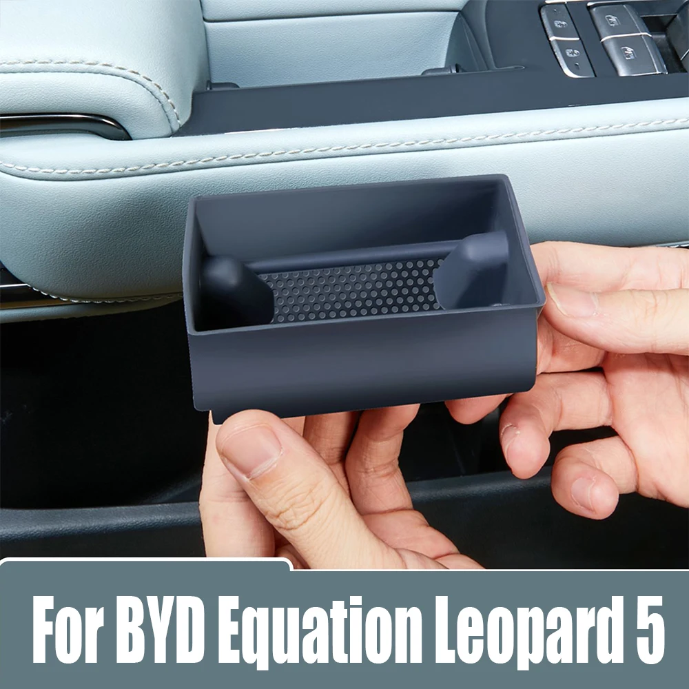 

For BYD Equation Leopard 5 2023-2025 Silicone Car Door Handle Armrest Storage Box Mat Glass Switch Cover Panel