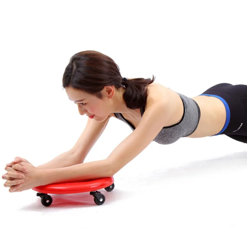 Abdominal Muscle Disc Fitness Four Wheel Roller Sliding Equipment Plate Household Training New Style Fitness Sport Equipments