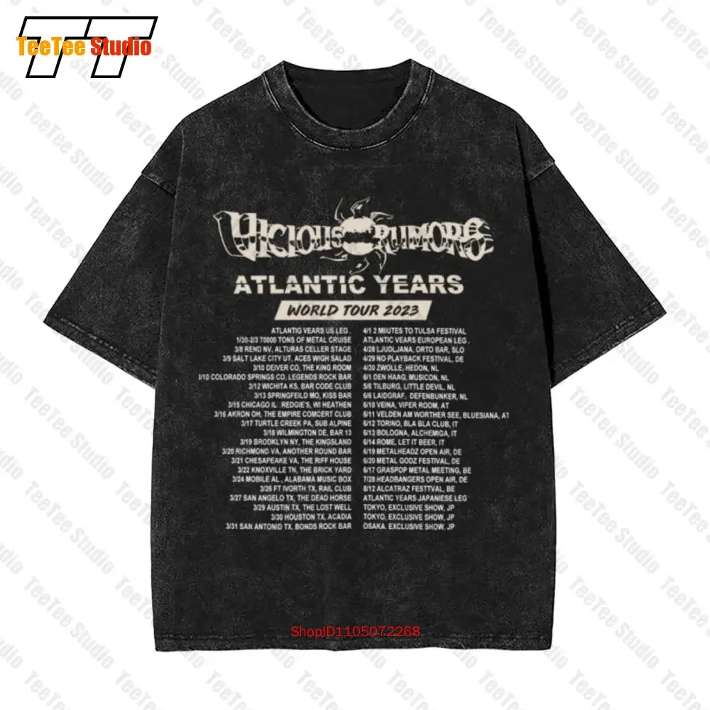Vicious Rumors Welcome To The Ball Vintage Oversized T-Shirt Metal Band T UR4Q