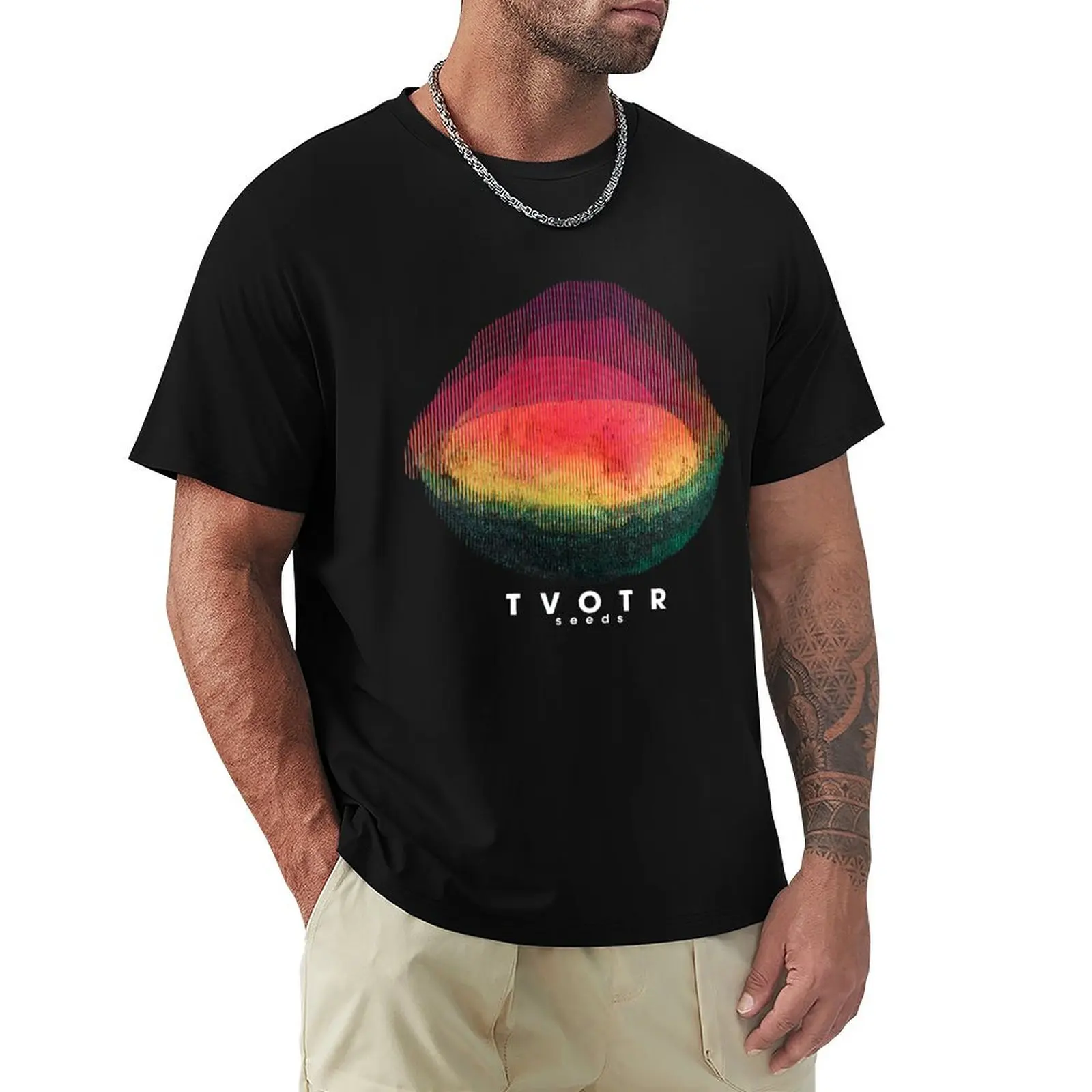 tranpri New TV on the tour 2022 T-Shirt Work Wear Simple Tee Shirt