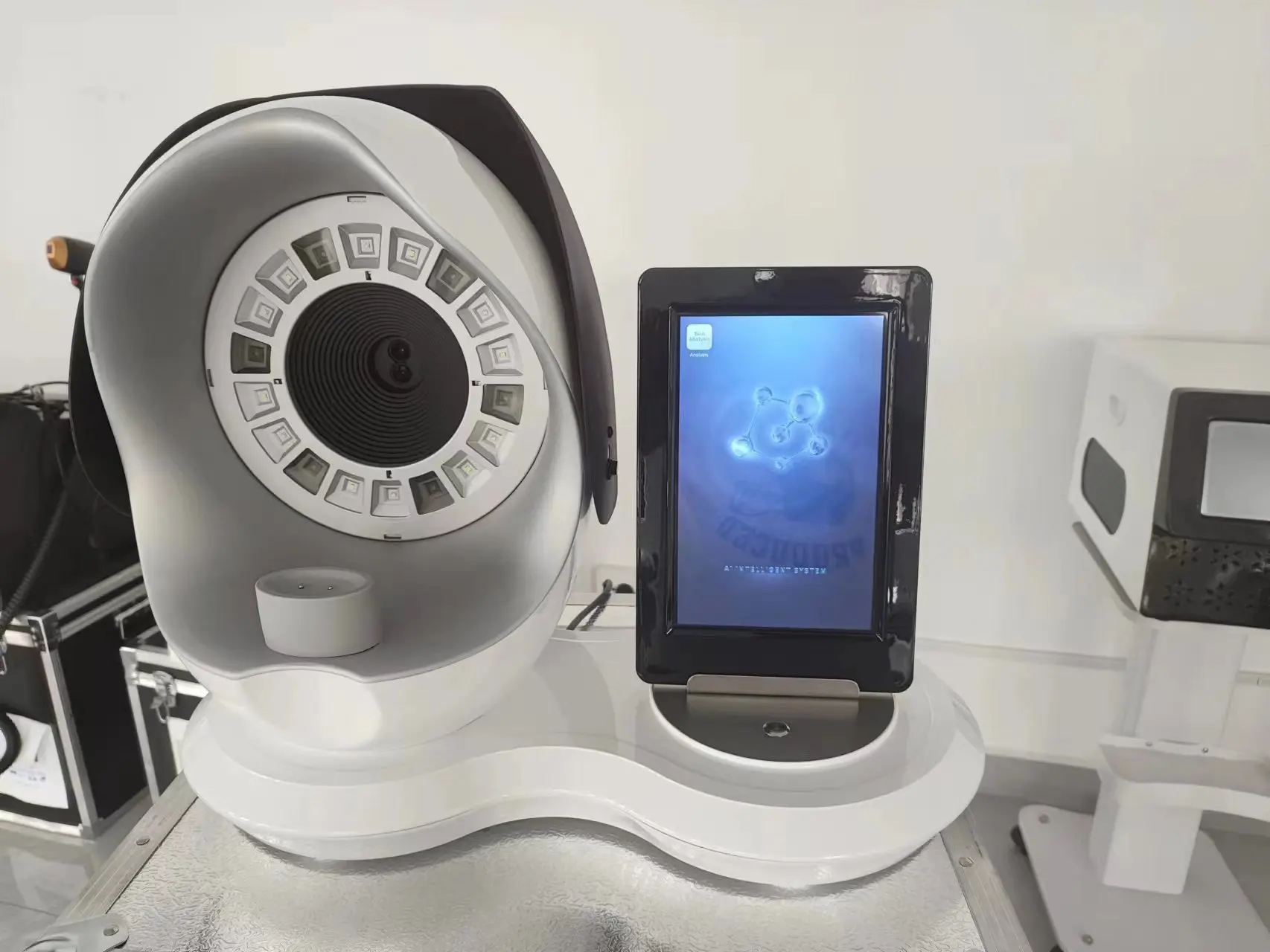 New 3D Facial Skin Analyzer Machine Skin Analyzer Facial Machine 8 Light Spectrum Skin Analysis Scanner