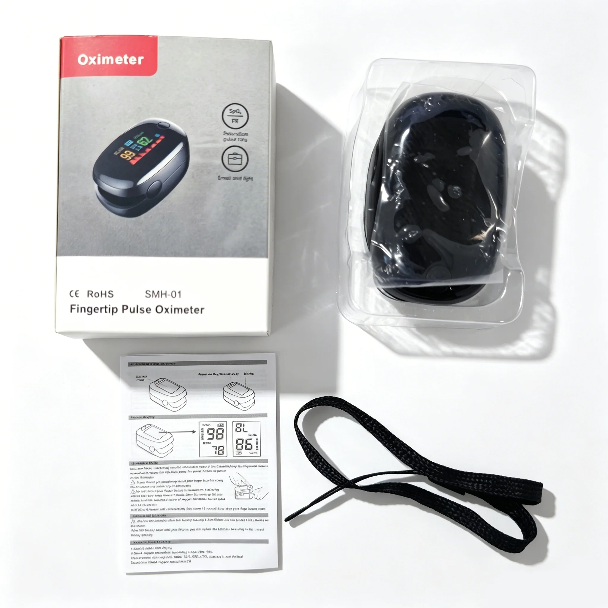 1 ou 2 oxymètres à clip pour doigt, oxymètre LED domestique, mesureur d'oxygène sanguin portable, oxymètre de pouls au doigt, moniteur de saturation SpO2