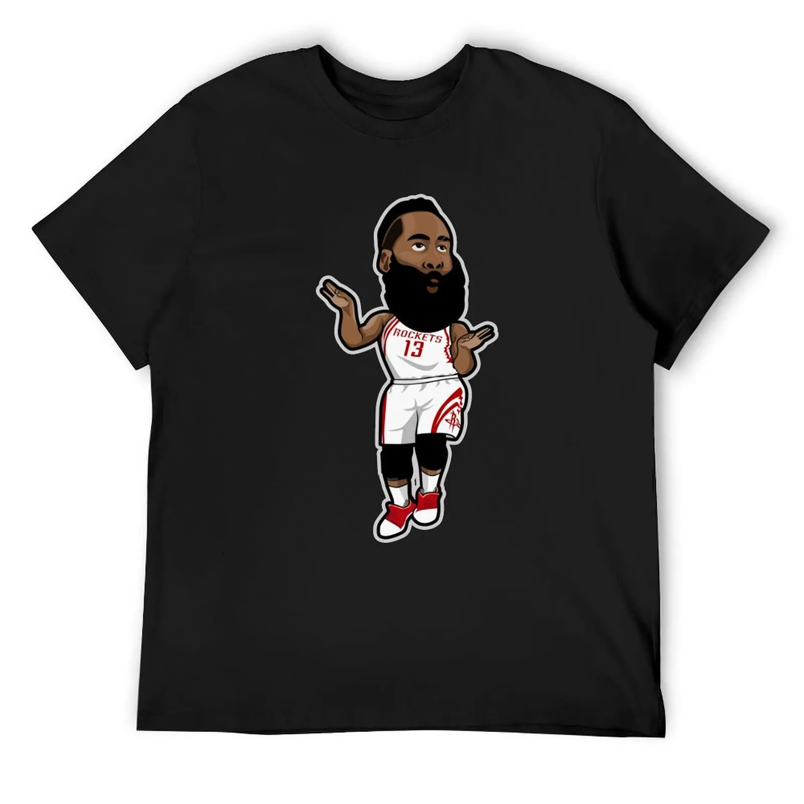 

James Harden Cartoon Style T-Shirt basketball graphic tees quick drying Men's t-shirts