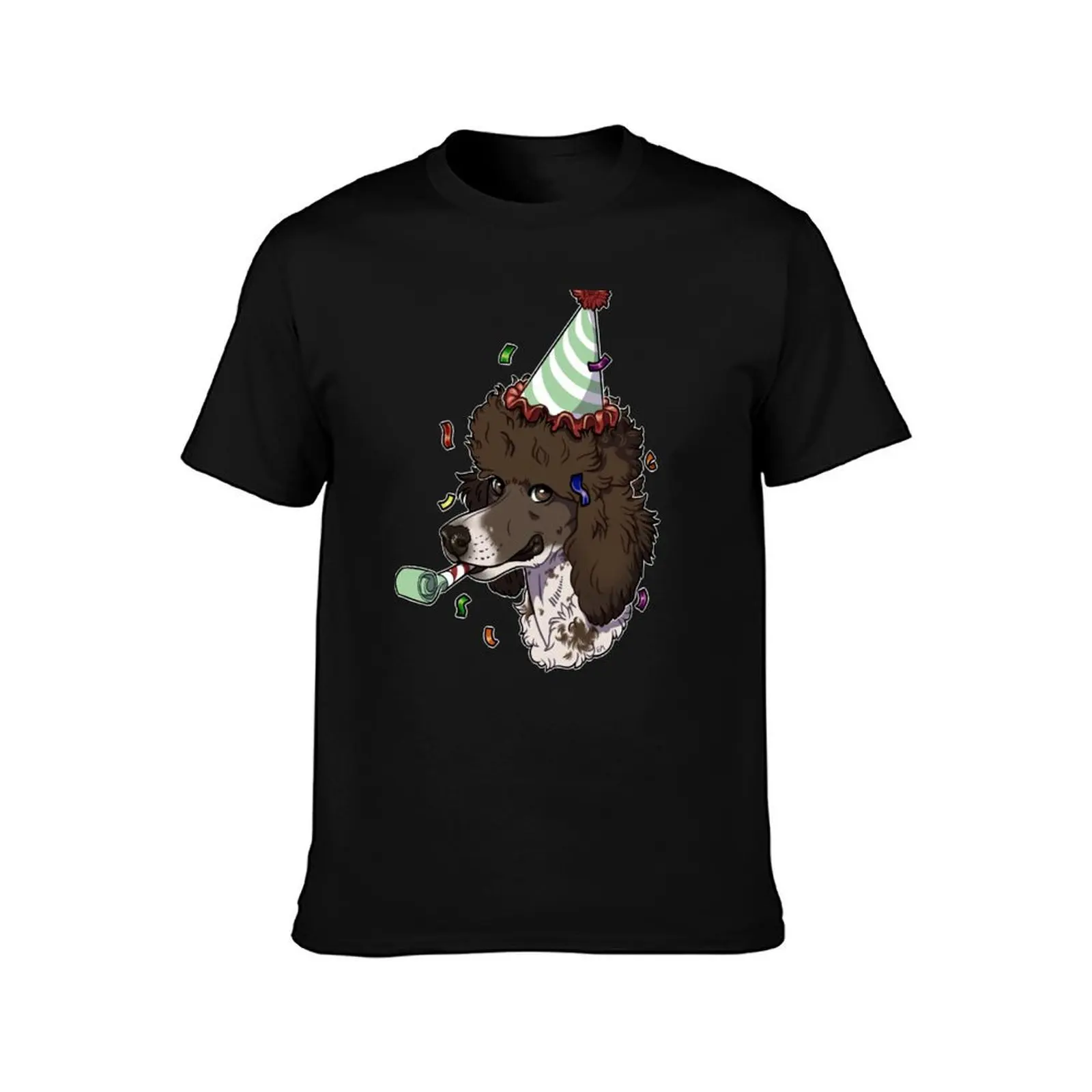 Brown Parti Poodle T-Shirt Plus Size Street Style Tee view 2
