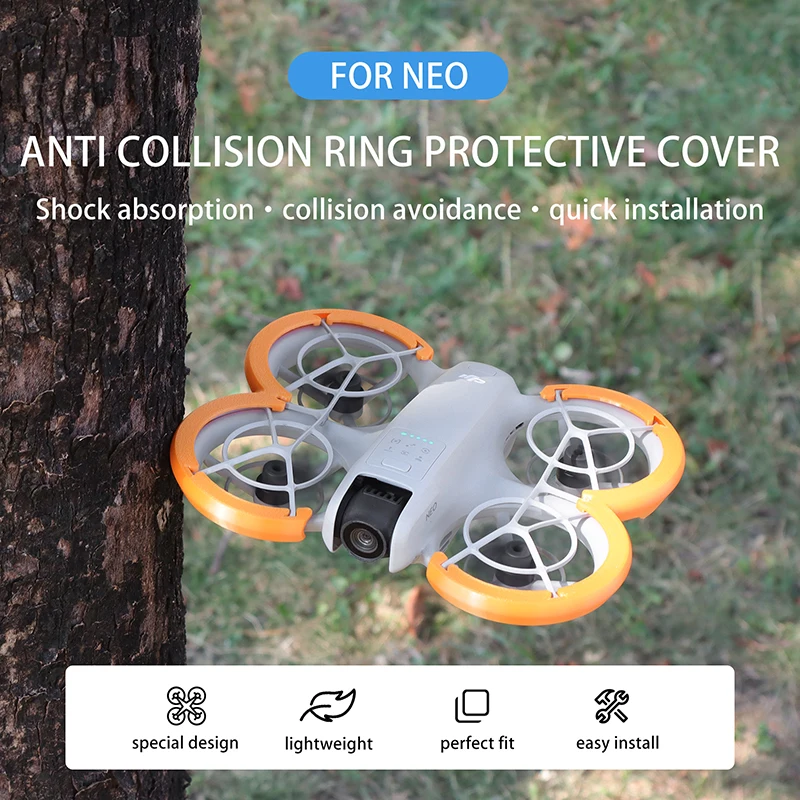 Propeller Guard Bumper for DJI Neo Impact Protector Anti-collision Bumpers Props Protection Ring for DJI NEO Drone Accessories