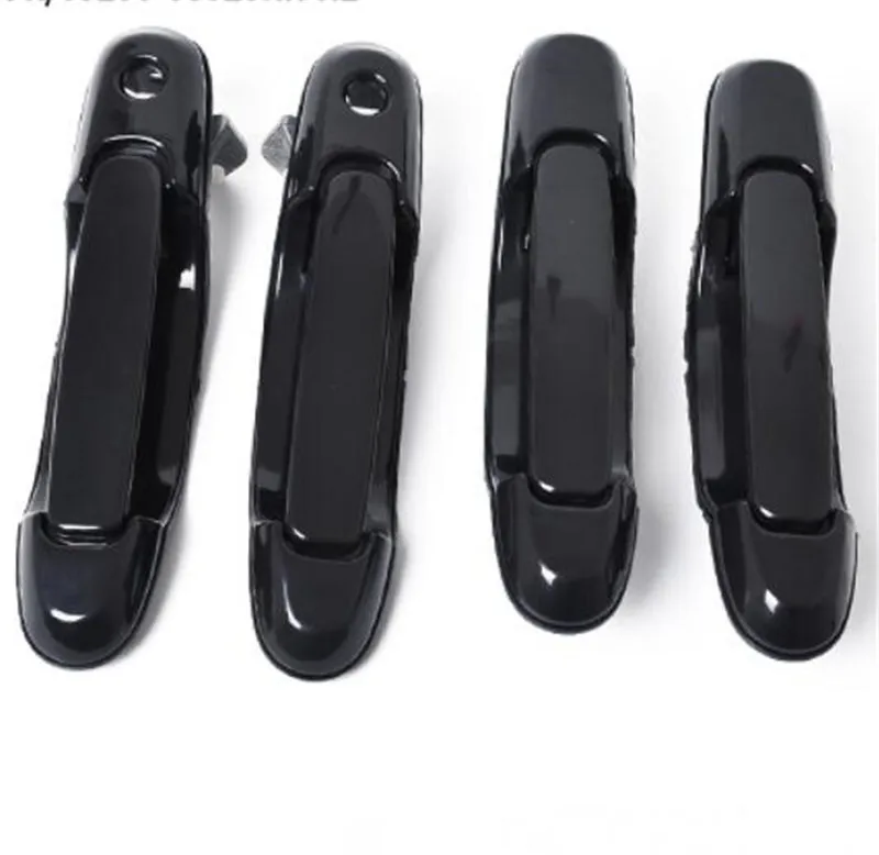 

Black Exterior door handle for 1998-2003 Toyota Sienna 69220-08010FL 69210-08010FR 96230-08020RR-RL