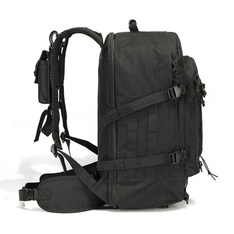 Imagem -02 - Mochila Tática de Grande Capacidade Mochila de Assalto Mochila de Viagem Expansível ao ar Livre Caminhadas Molle Bug Out Bag