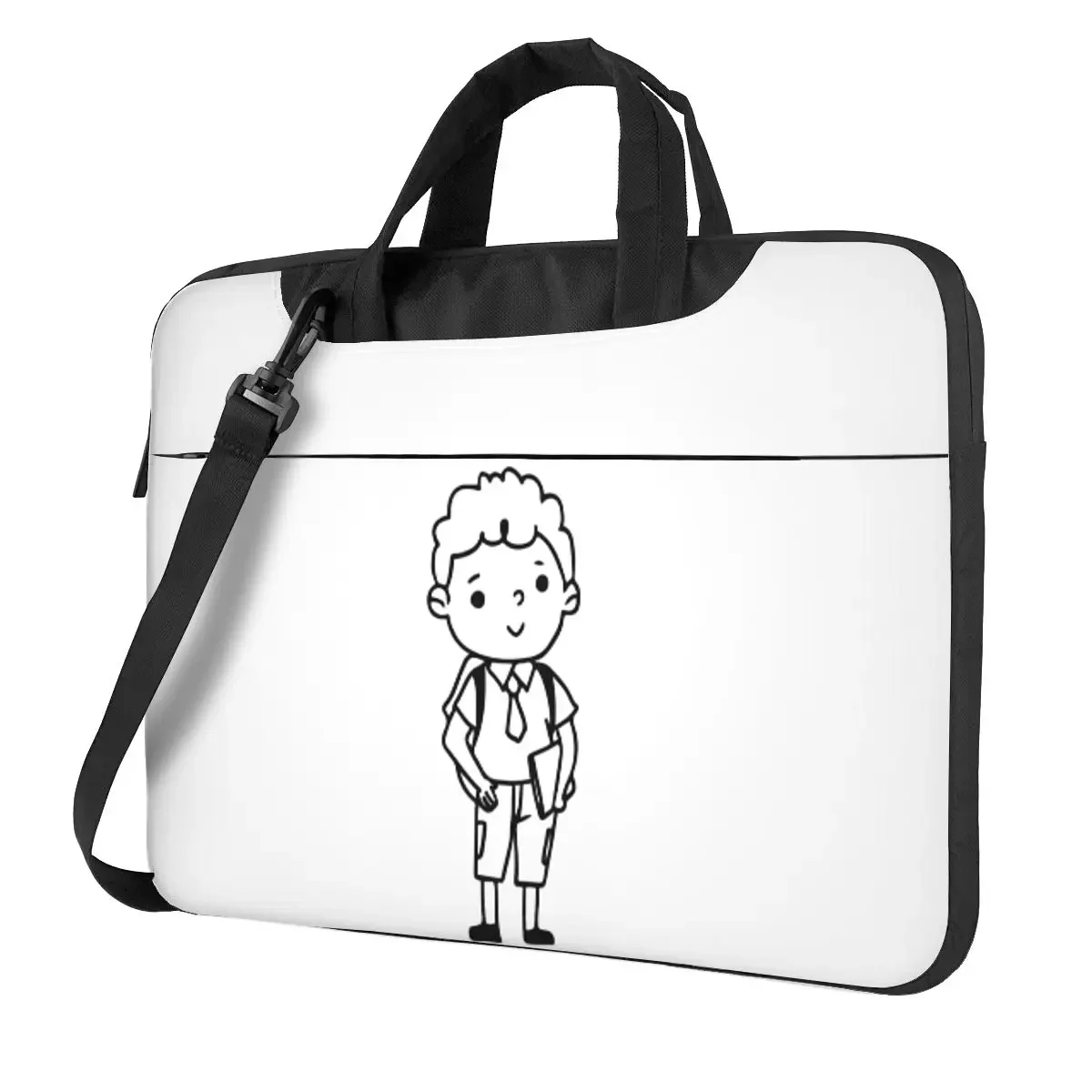 Student Boy Crossbody Laptop Bag Case Computer Bag Resistant Protective Notebook Pouch for Macbook Pro Lenovo