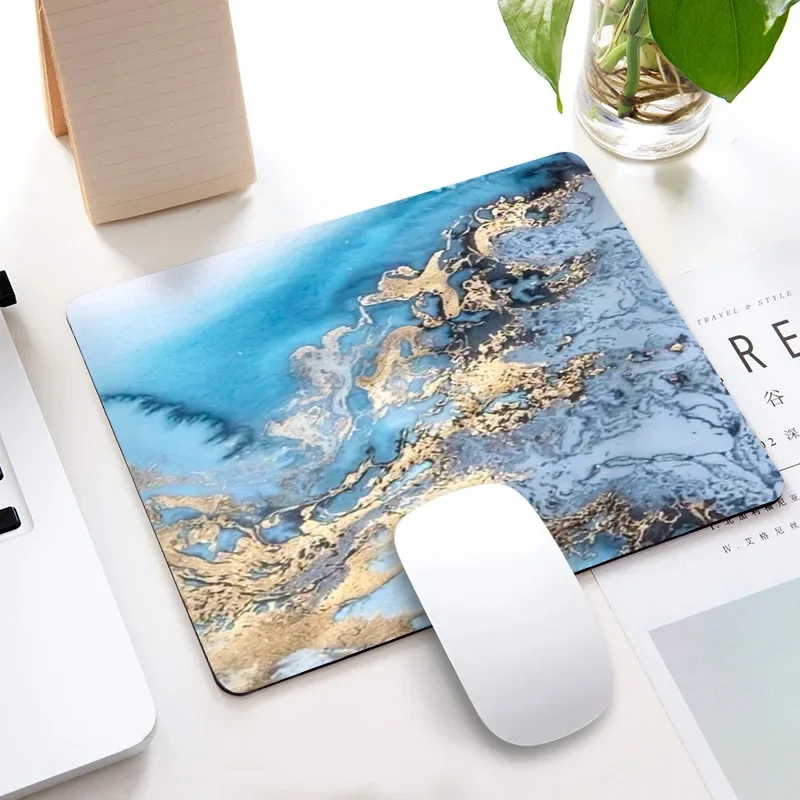 Marble Mause Pad Gamer Rug Mouse Pads Deskmat Desktop Table Mat Pc Gaming Computer Desk Protector Kawaii Accessories