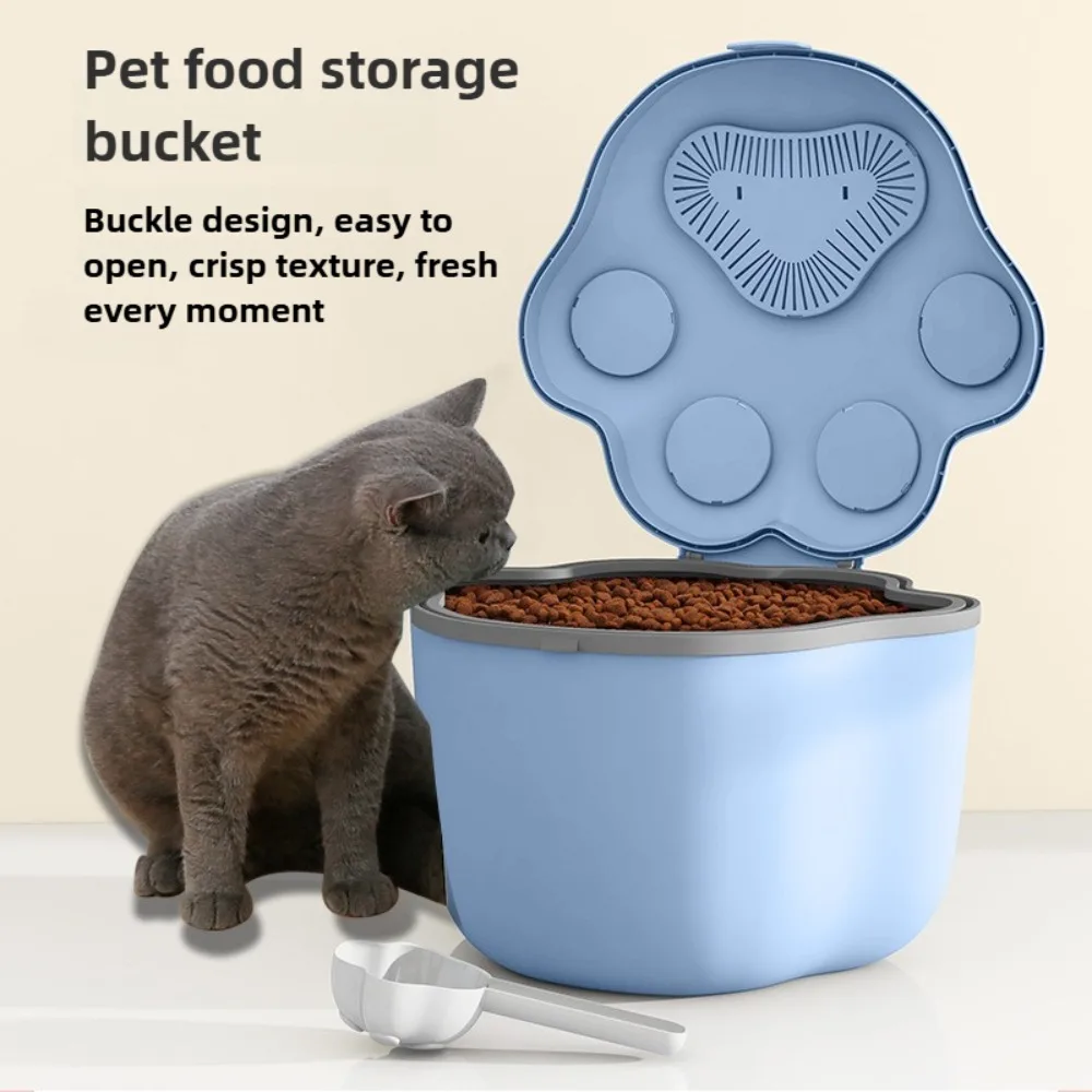 

Sealed Pet Food Storage Bucket Large Capacity Moisture Proof Dog Cat Food Container