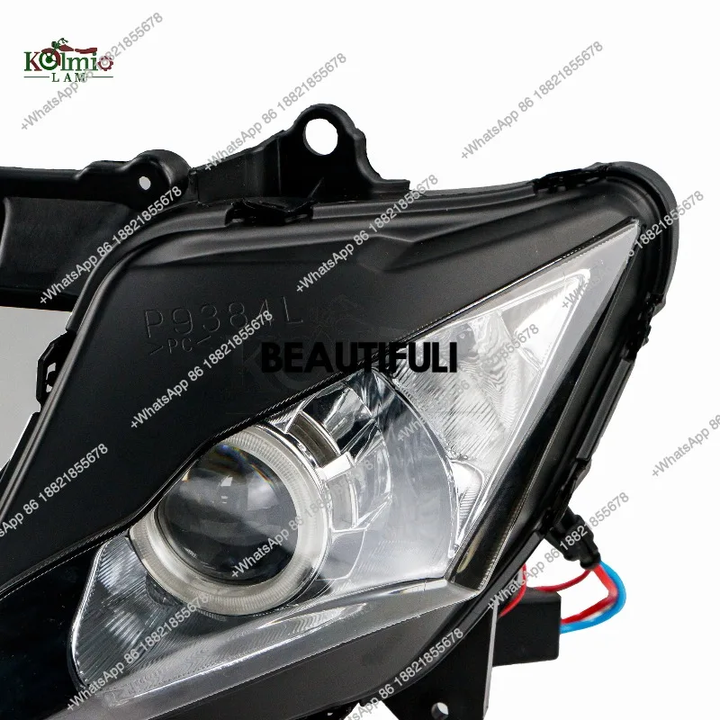 Factory Hot Selling Suitable for  ZX-10R 11-15 motorcycle headlight assembly, angel eye headlights, original headlights