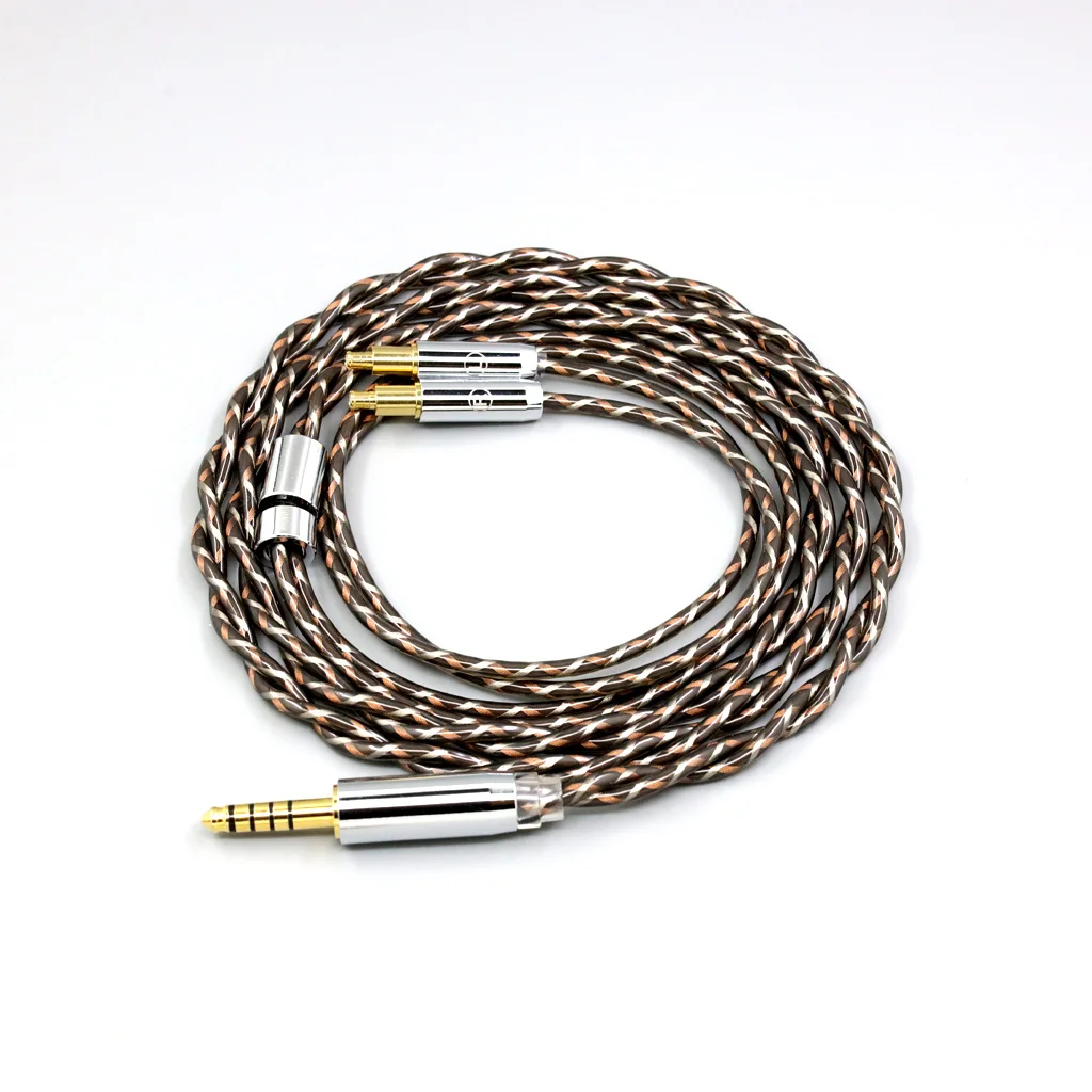 

TypeX 25AWG Litz Shielding 7n OCC Earphone Cable For Audio Technica ATH-ADX5000 ATH-MSR7b 770H 990H A2DC Headphone 8898