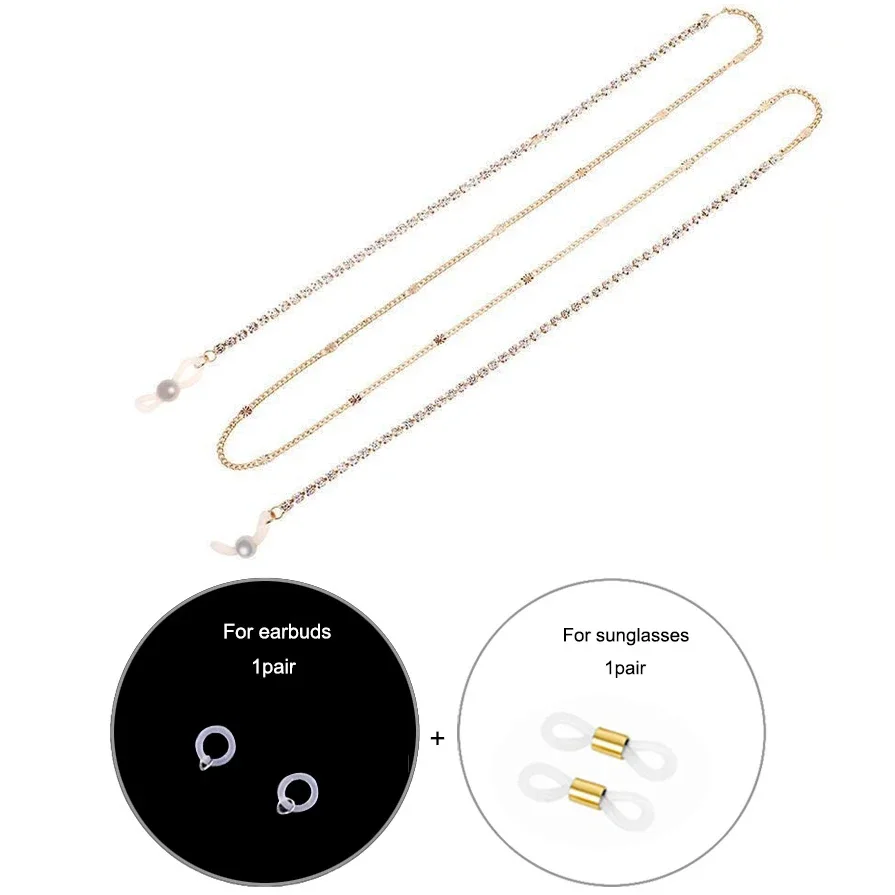 Moda kolye Anti kayıp halat kulaklık Apple Airpods 2 1 hava bakla Bluetooth kablosuz kulaklık kulakiçi gözlük