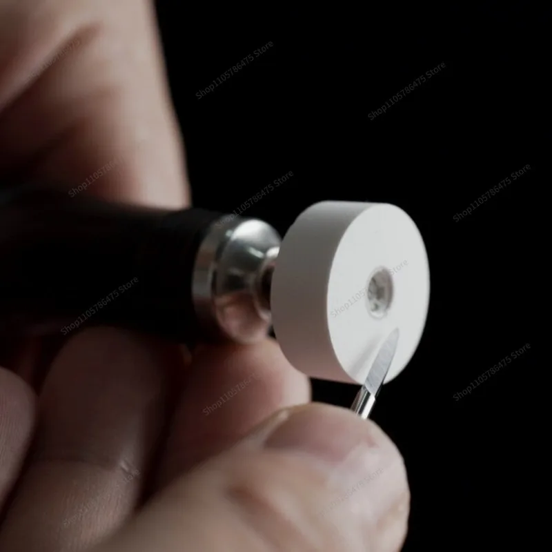 For Carving Knife 2.35 Grinding Wheel Can Grind White Steel 400 Mesh 1000 Mesh Sword Knife Olive Core Nuclear Engraving DIY