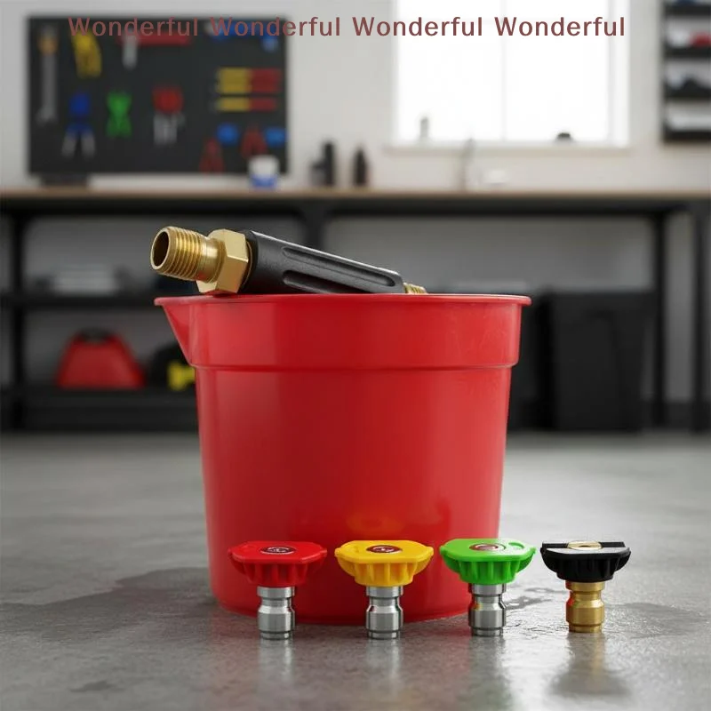 

Specially Used As Accessories For High-pressure Water Gun K2K7 Quick Adapter Car Washing Nozzle Five Color Foam Pot