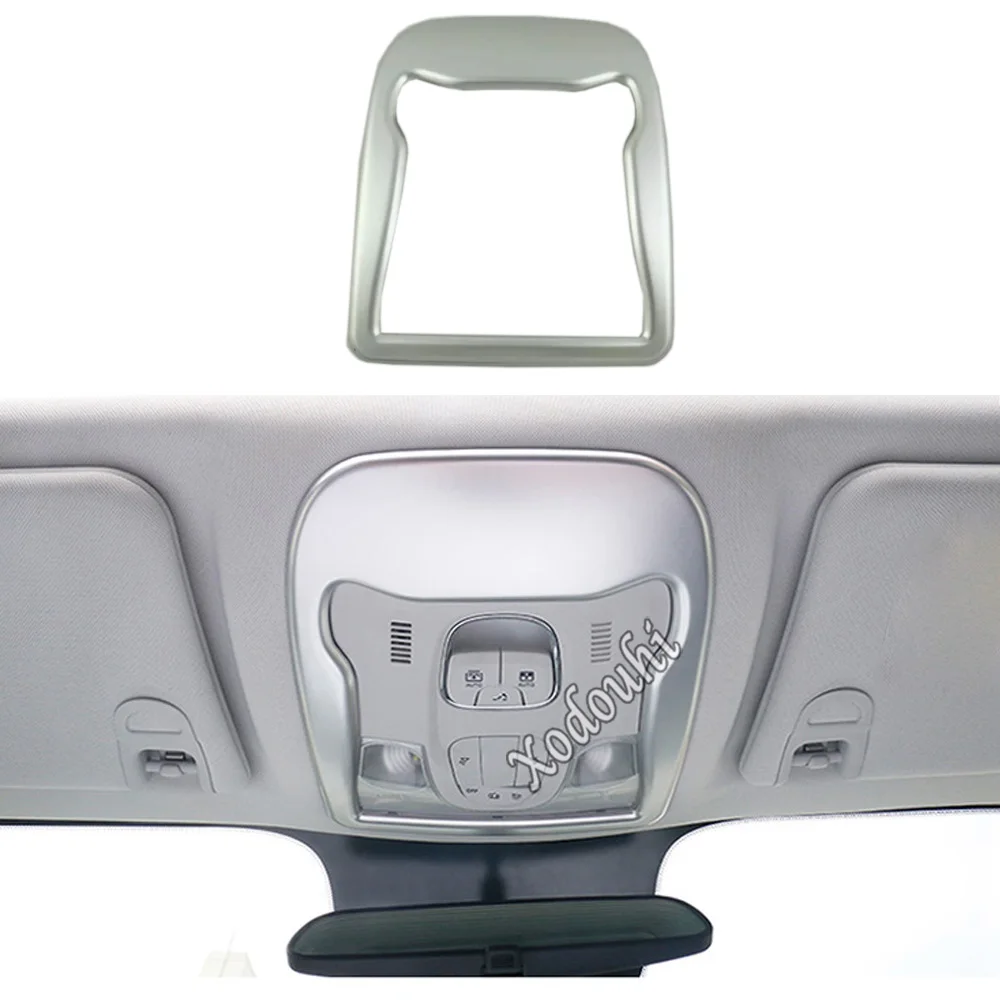 

For Jeep Renegade 2016 2017 2018 2019 2020 2021 Car ABS Front Head Read Reading Switch Button Light Lamp Frame Roof Trim Part