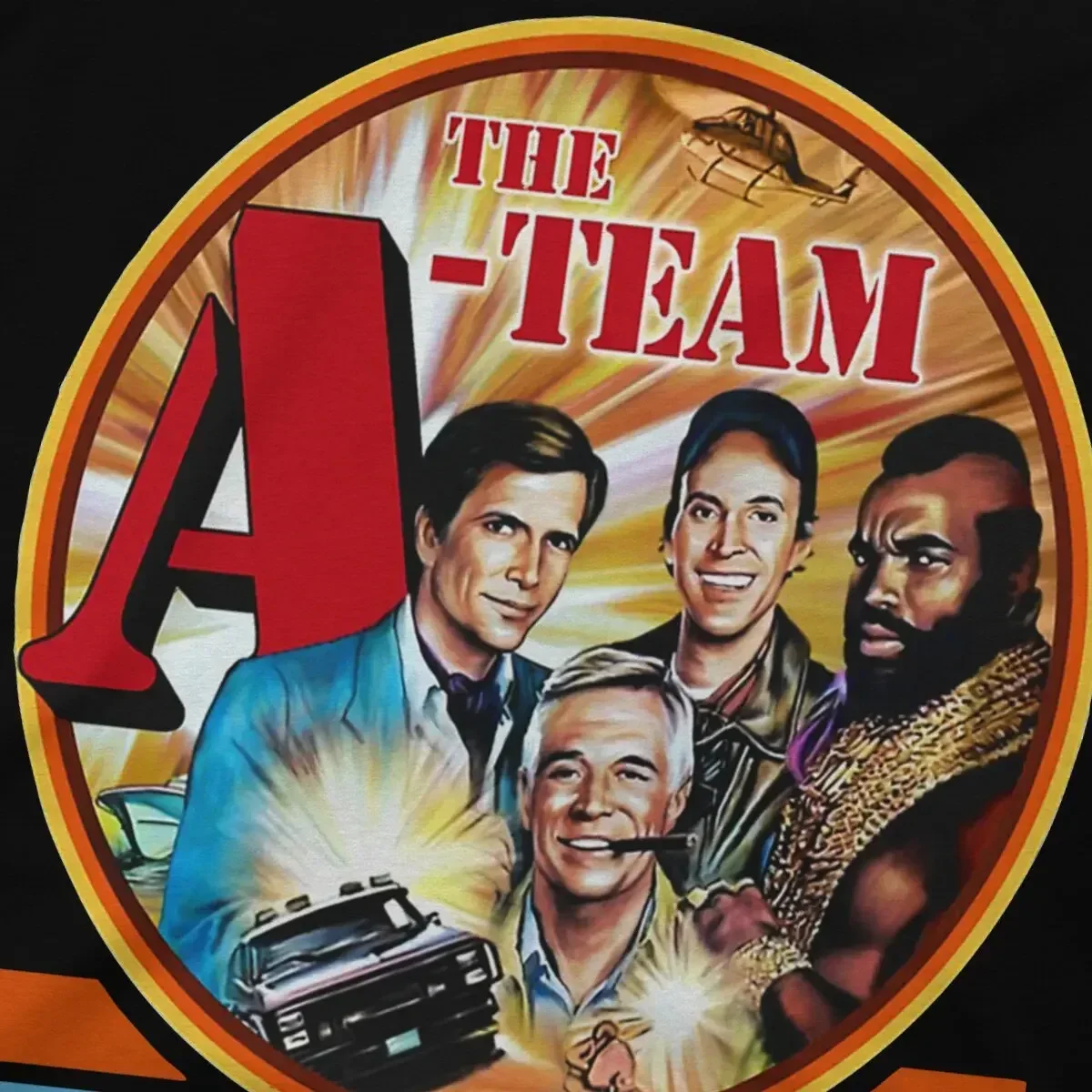 Men's Flim 80s Murdock Geek T Shirts The A-Team Pure Cotton Clothes Vintage Short Sleeve Crewneck Tee Shirt Gift Idea T-Shirt