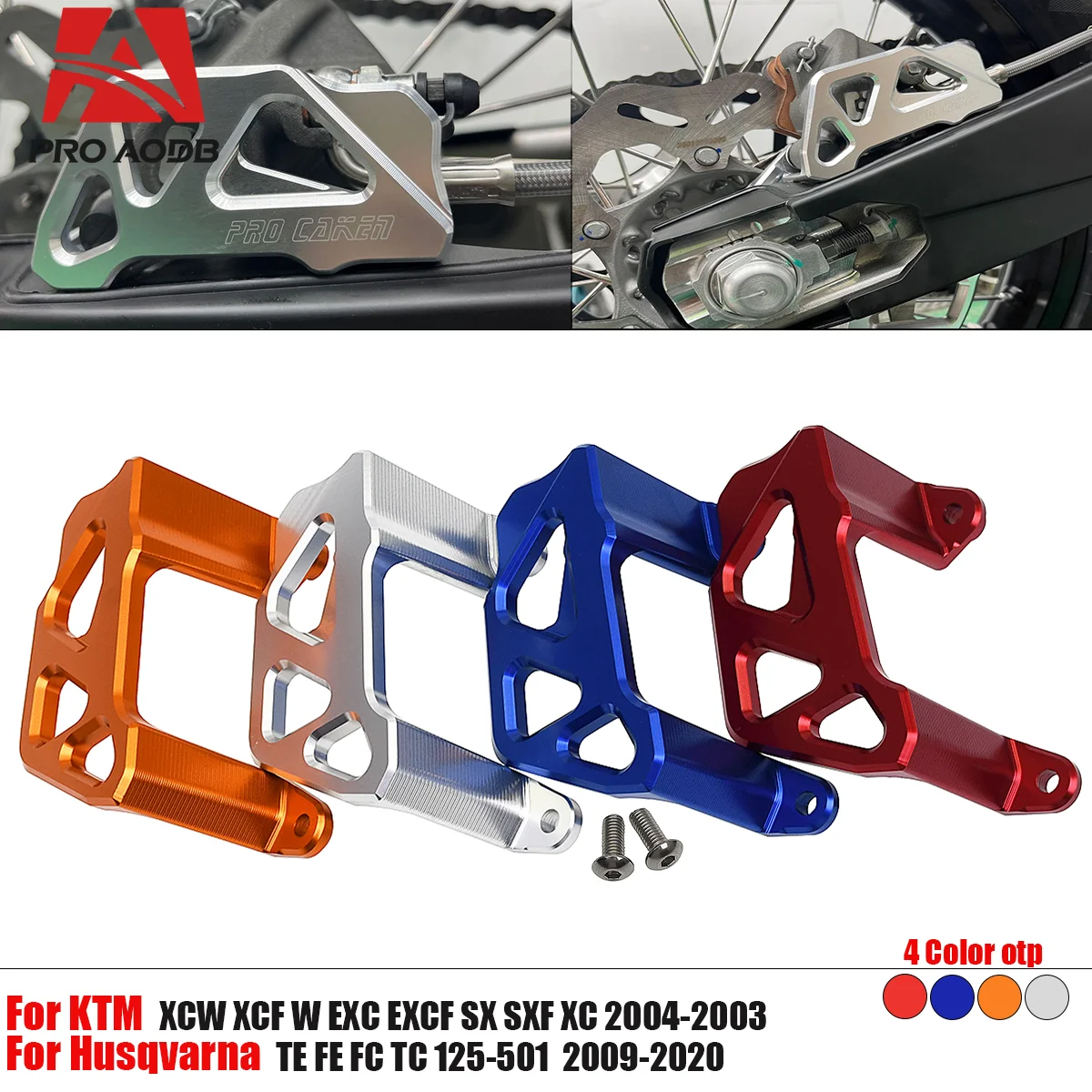 

Durable CNC Rear Caliper Guard Disc Protector Motorcycle For KTM EXC EXCF SX SXF XC XCF XCW 125 250 300 350 450 2004-2023 2022