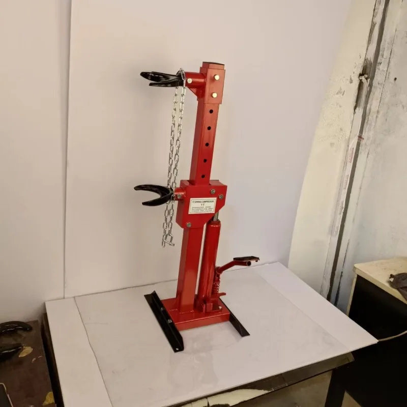 Hydraulic Coil Spring Compressor Air Operated Shock Absorber Spring Disassembly Garage Repair Tool