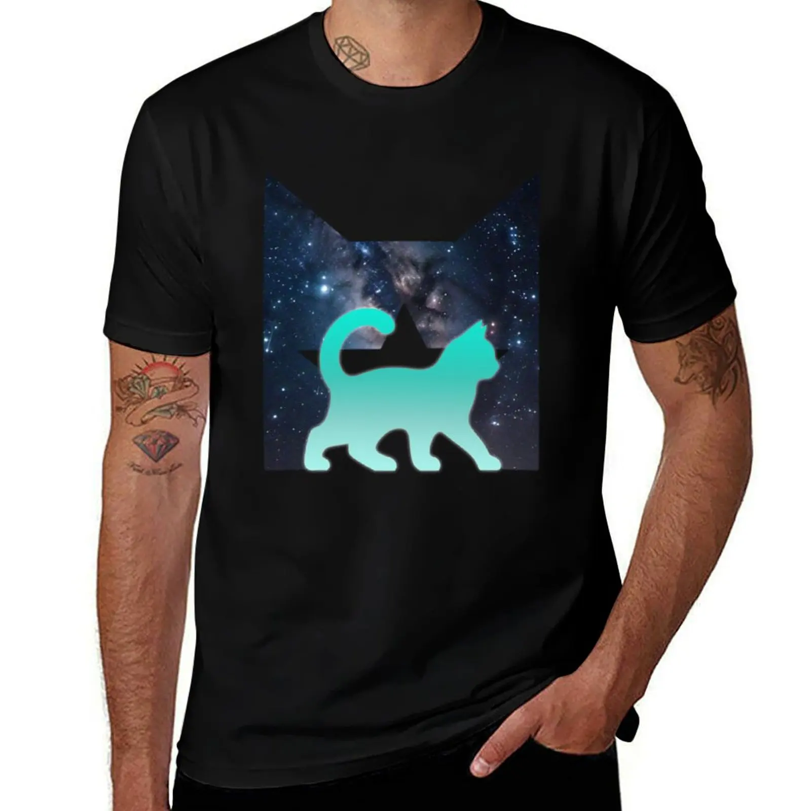 

Warrior cats star clan T-Shirt oversize t-shirts man topping croswit shirt man Men's clothing