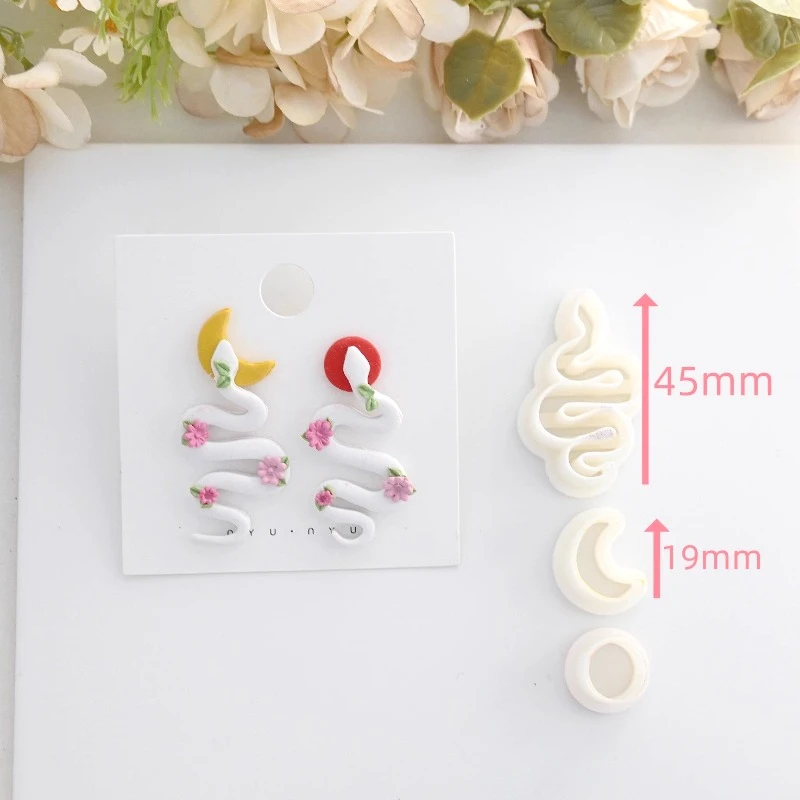 Cute Animal Fox/snake/flying Bird Polymer Clay Mold DIY Earring Pendant Jewelry Polymer Clay Cutter Shape Cutting Ceramic Tool - view 3