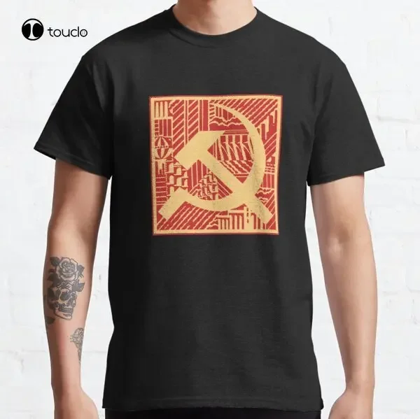Vintage Soviet Art Classic T-Shirt Tee Shirt Custom Aldult Teen Unisex Digital Printing Fashion Funny New Xs-5Xl