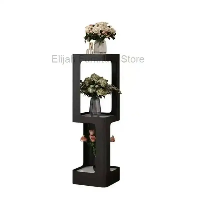 Fashion Plant Shelf Tiered Metal Art Luxury Wedding Decoration Plant Display Shelf Modern Design Planten Rek Balcony Furniture