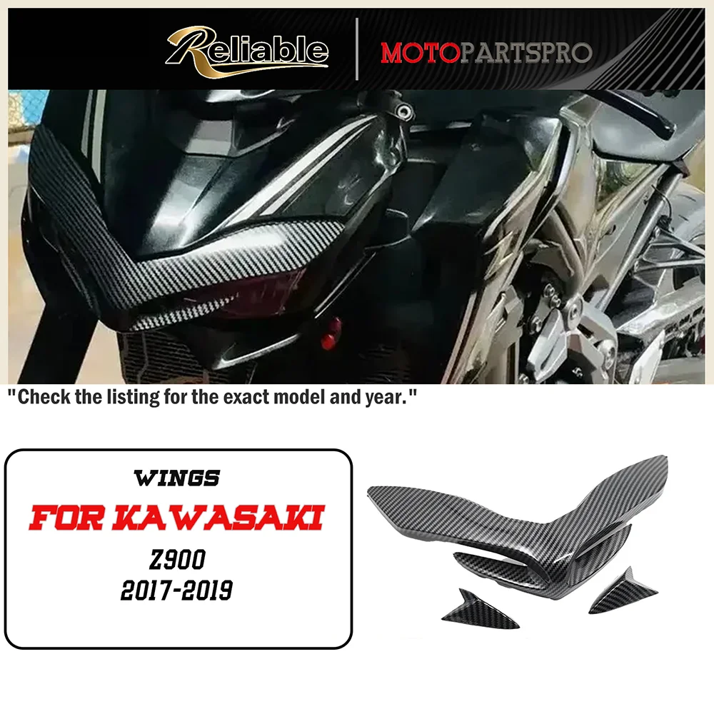 لوحات هدية أمامية هوائية لـ KAWASAKI، تمديد الغطاء، مخروط القطب الجنوبي، منقار أمامي، Z900 Z 900 z900 2017 2018 2019